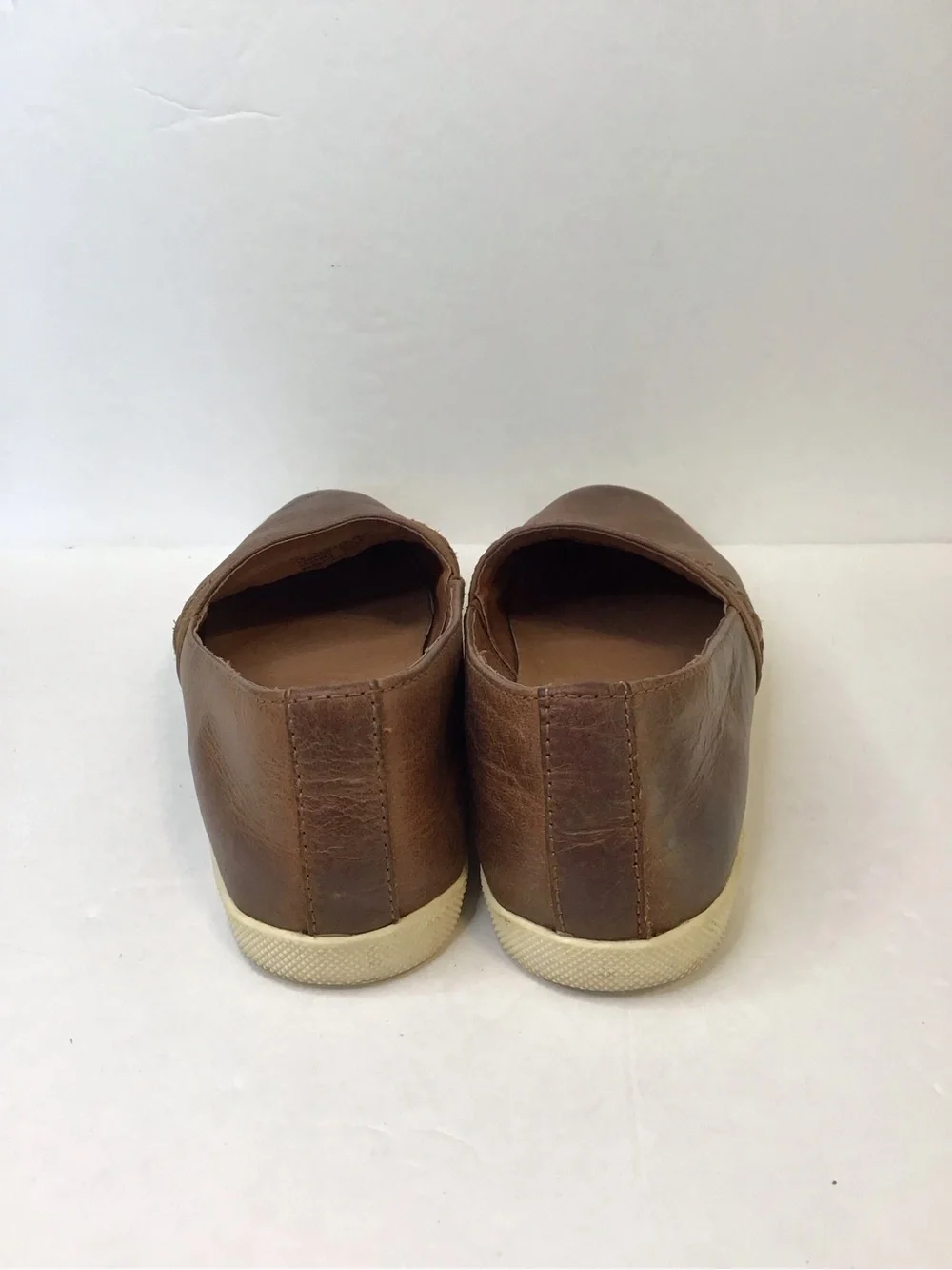 FRYE AND CO. Women's Brown Leather Slip-On Loafers Sneakers 7